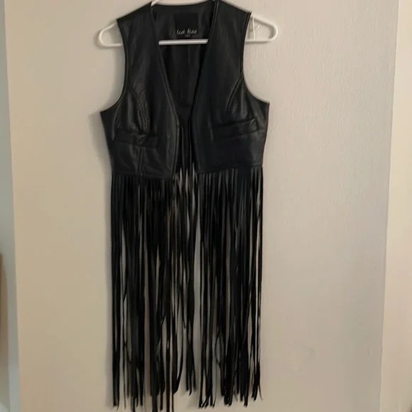 last kiss | Jackets & Coats | Black Leather Vest With  display picture 2